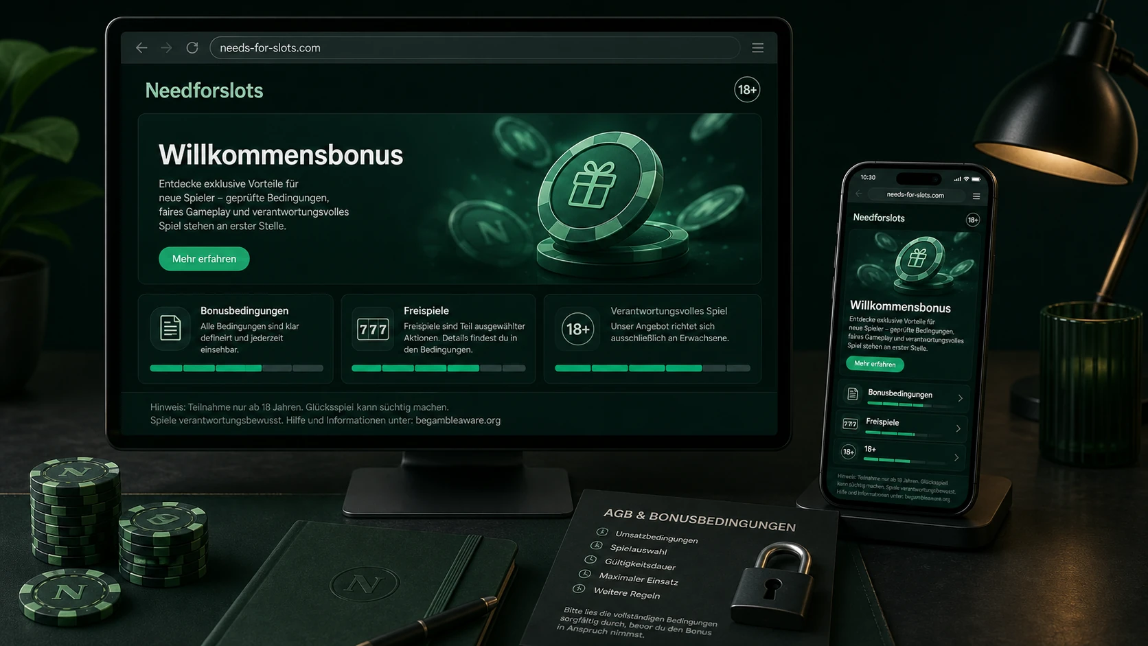 Needforslots Casino Bonus und Willkommensbonus