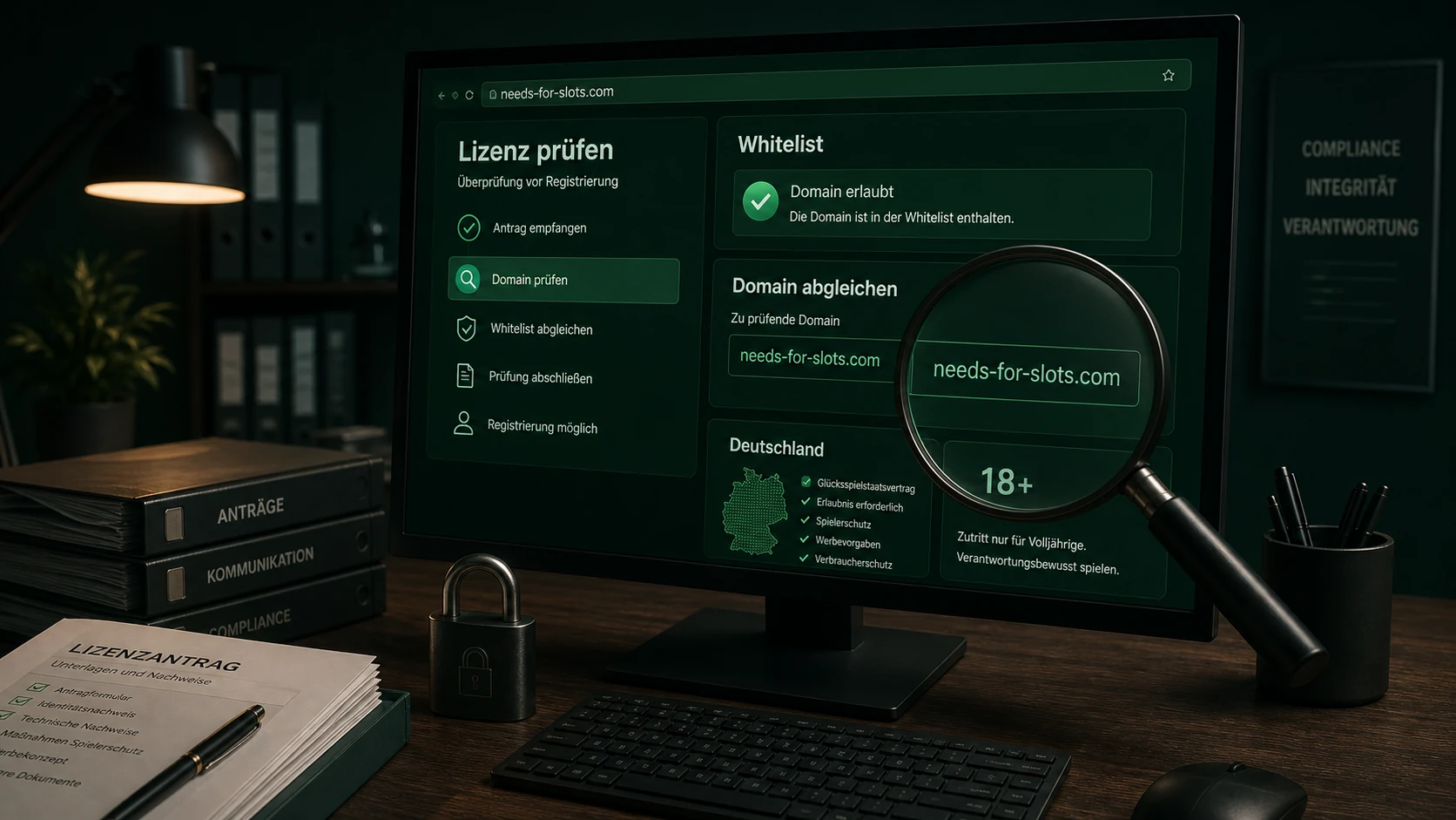 Lizenz und GGL Whitelist für Deutschland